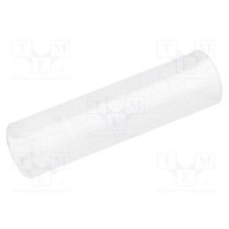 100 pcs : FIX-LEDS-15 - Spacer sleeve, LED, Øout: 4mm, ØLED: 3mm, L: 15mm, natural, UL94V-2