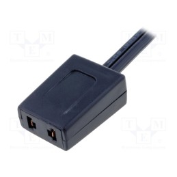 10 pcs : A2-03 - Wire: for fan supplying, Plug: straight, 0.3m