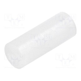 100 pcs : FIX-LED-12.5 - Spacer sleeve, LED, Øout: 5mm, ØLED: 5mm, L: 12.5mm, natural, UL94V-2