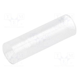 100 pcs : FIX-LEDS-13 - Spacer sleeve, LED, Øout: 4mm, ØLED: 3mm, L: 13mm, natural, UL94V-2