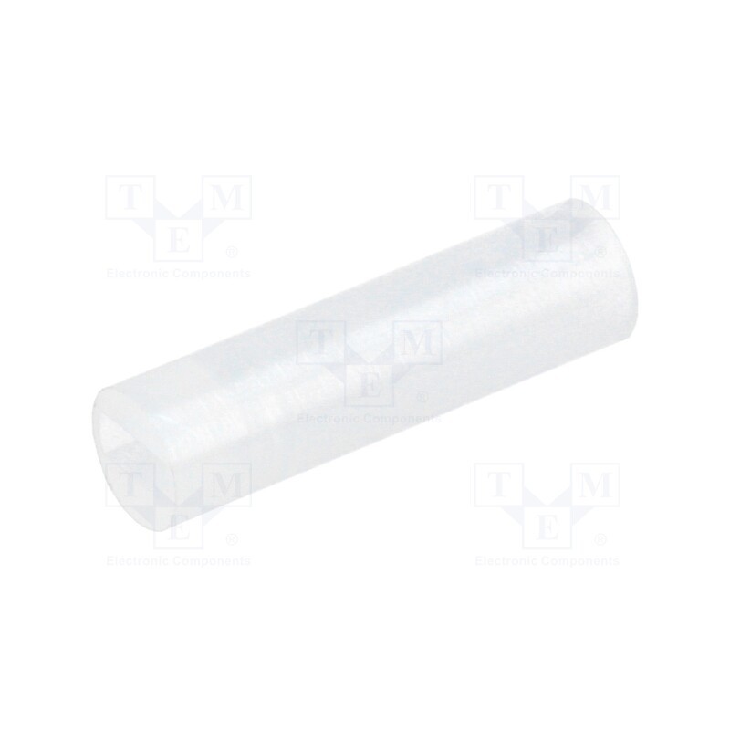 100 pcs : FIX-LEDS-14.5 - Spacer sleeve, LED, Øout: 4mm, ØLED: 3mm, L: 14.5mm, natural, UL94V-2