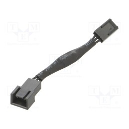 10 pcs : AK-CBFA05-05 - Wire: for fan supplying, Plug: straight, 0.08m