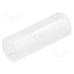100 pcs : FIX-LEDS-11 - Spacer sleeve, LED, Øout: 4mm, ØLED: 3mm, L: 11mm, natural, UL94V-2