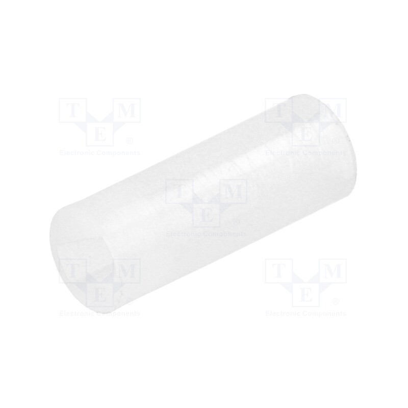 100 pcs : FIX-LEDS-11 - Spacer sleeve, LED, Øout: 4mm, ØLED: 3mm, L: 11mm, natural, UL94V-2
