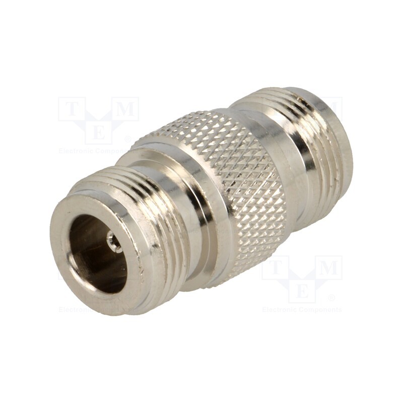 10 pcs : - Coupler, N socket,both sides, straight