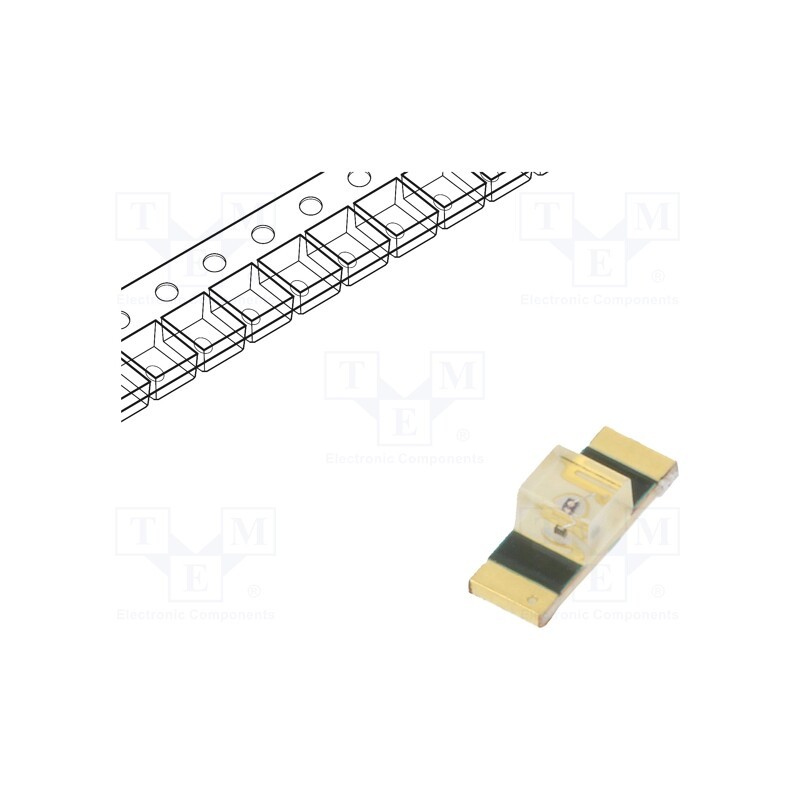 10 pcs : HSML-C265 - LED, SMD, 1305, orange, 28.5mcd, 3.4x1.25x1.1mm, 150°, 1.9÷2.4V