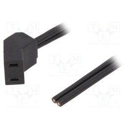 10 pcs : B2-20 - Wire: for fan supplying, Plug: angled 45°, 2m