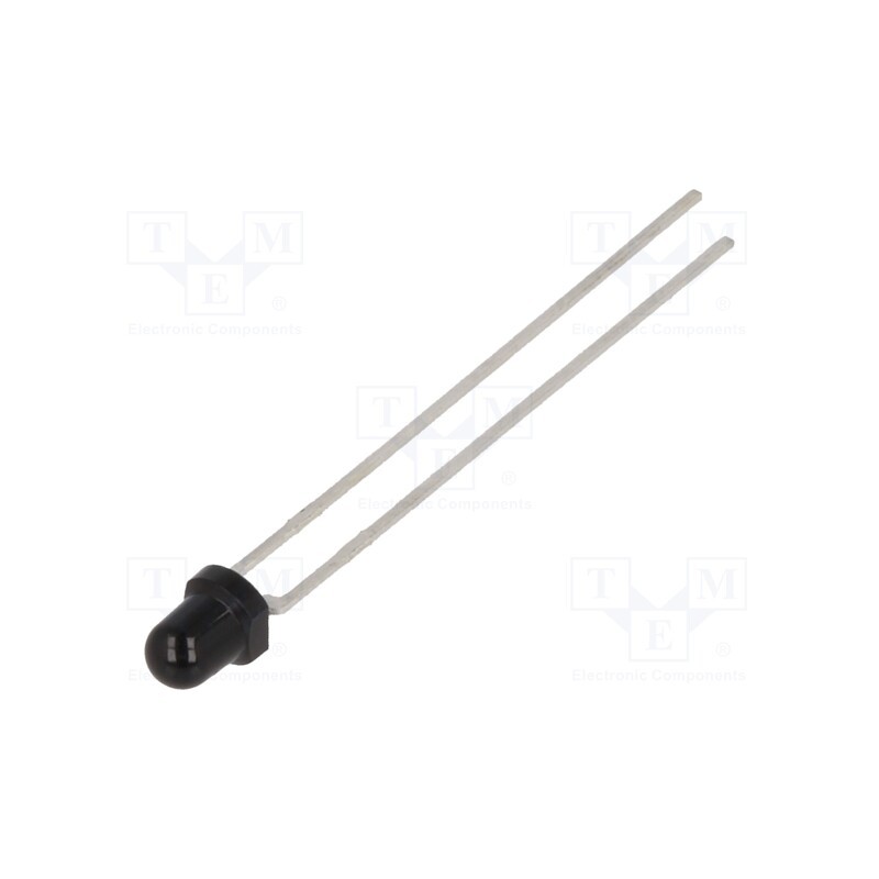 10 pcs : TEFT4300 - Phototransistor, 3mm, λp max: 925nm, 70V, 60°, λd: 875÷1000nm