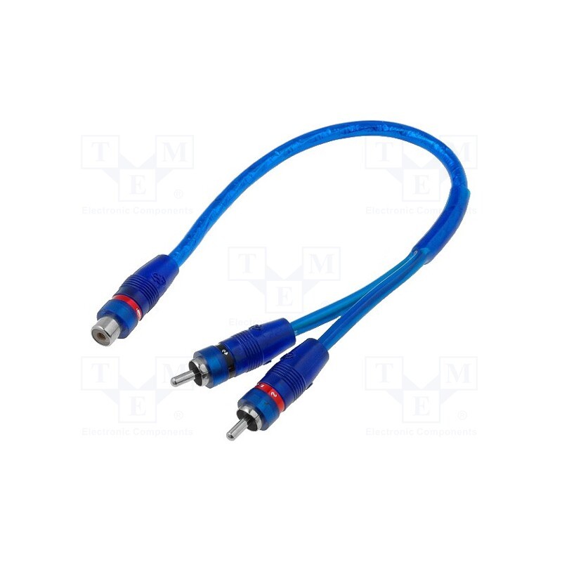 10 pcs : - Cable, RCA socket,RCA plug x2