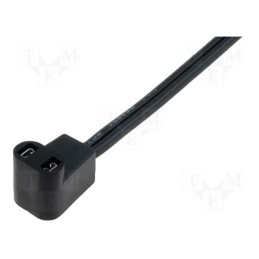 10 pcs : C2-10 - Wire: for fan supplying, Plug: angled 90°, 1m