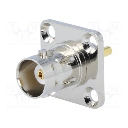 10 pcs : - Socket, BNC, female, straight, soldering