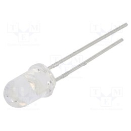 10 pcs : 333-2SUGC/S400-A5 - LED, 5mm, green, 4000mcd, 10°, Front: convex, 3.7V, No.of term: 2