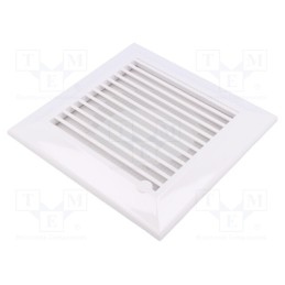 10 pcs : 007-4178 - Guard, ABS, Ø100mm, snap fastener, white, Body dim: 174x174x17mm