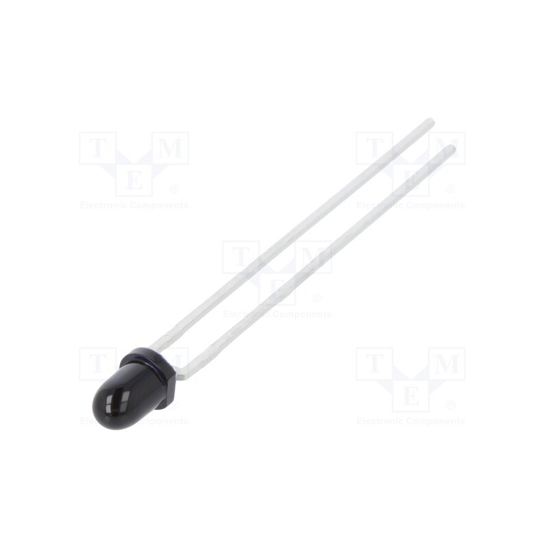 10 pcs : SFH 229 FA - PIN IR photodiode, 3mm, THT, 900nm, 730÷1100nm, 17°, 0.05nA, 150mW