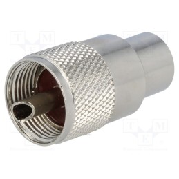 10 pcs : - Plug, UHF (PL-259), male, straight, RG11, soldering,twist-on