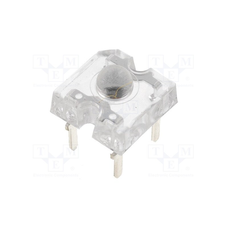 10 pcs : OSEY7161D - LED Super Flux, 7.62x7.62mm, yellow, 2500÷5000mcd, 60°, 20mA