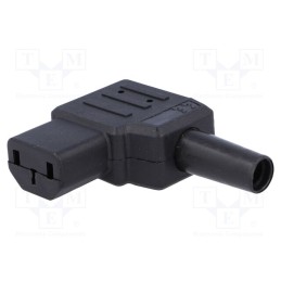 10 pcs : - Connector: AC supply, plug, female, 10A, 250VAC, IEC 60320, C13 (F)