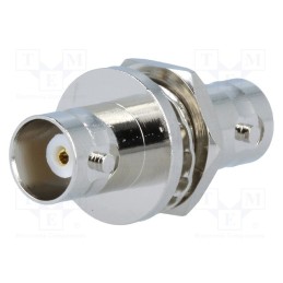 10 pcs : - Coupler, BNC socket,both sides, shielded, straight