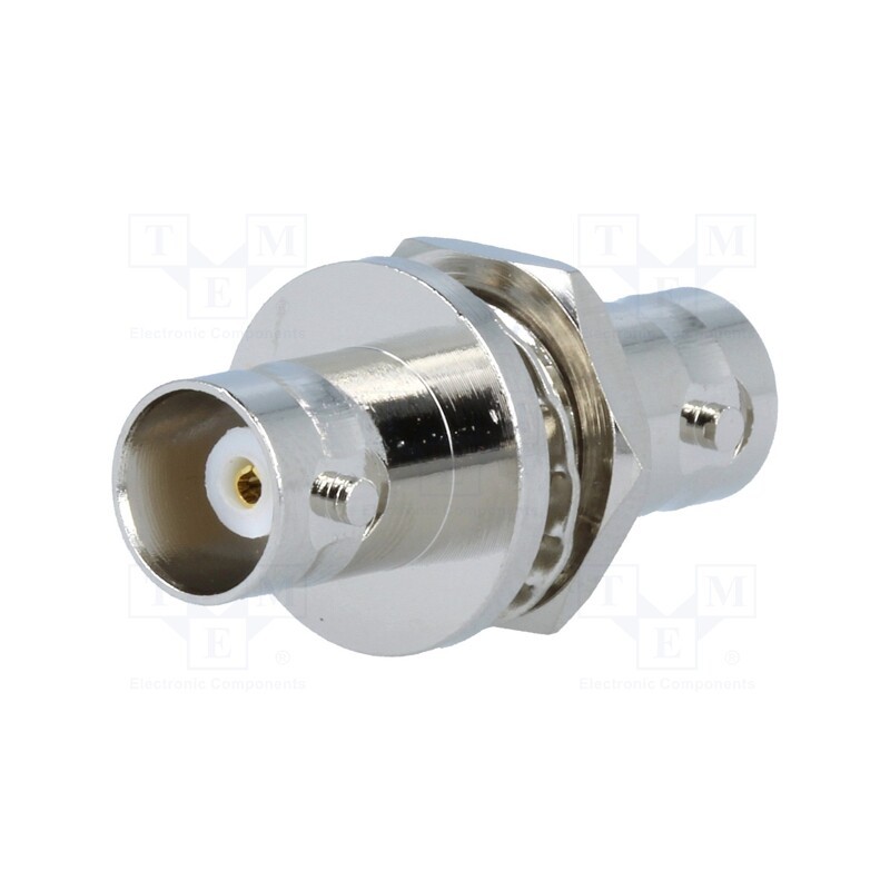 10 pcs : - Coupler, BNC socket,both sides, shielded, straight