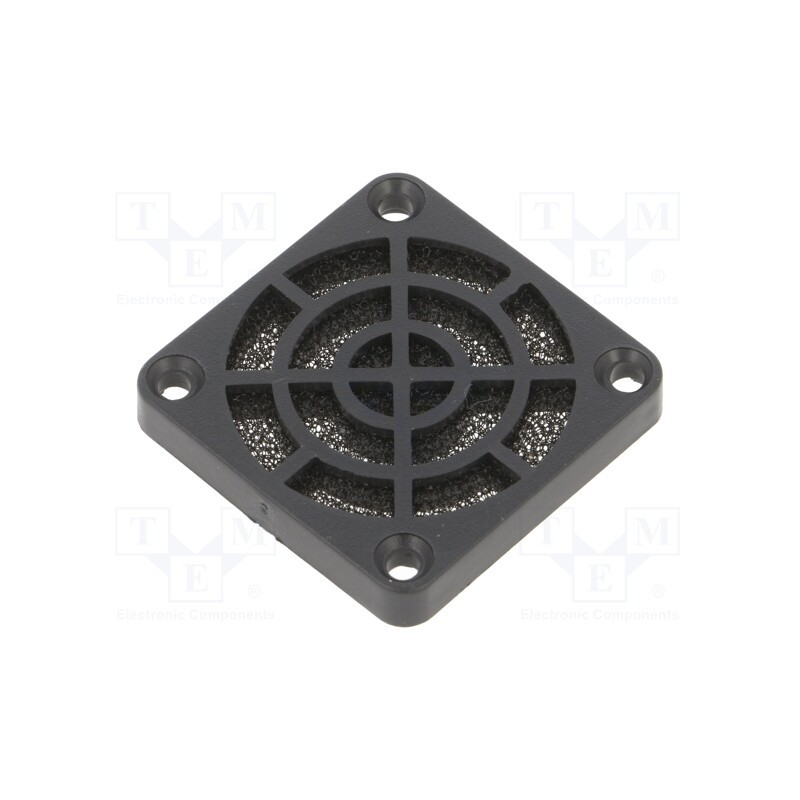 10 pcs : GRM40-30 - Filter, Ø40mm, plastic, 1set, black, Mounting: screw