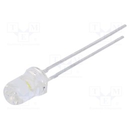 20 pcs : C503C-WAN-CBBDB152 - LED, 5mm, white cold, 20150÷46100mcd, 15°, Front: convex, 3.2÷4V