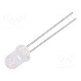 20 pcs : L-7113F3C - IR transmitter, 5mm, 940nm, transparent, 15÷30mW, 20°, THT, 20mA