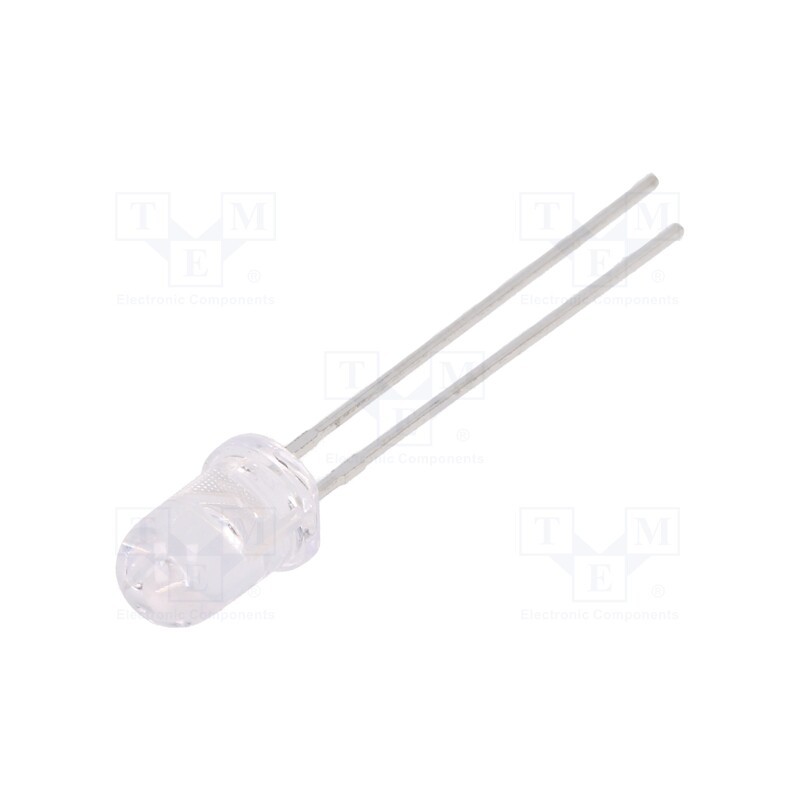 20 pcs : L-7113F3C - IR transmitter, 5mm, 940nm, transparent, 15÷30mW, 20°, THT, 20mA