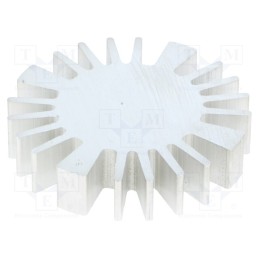 10 pcs : SK57710AL - Heatsink, LED, Ø: 50mm, H: 10mm, 2.3K/W