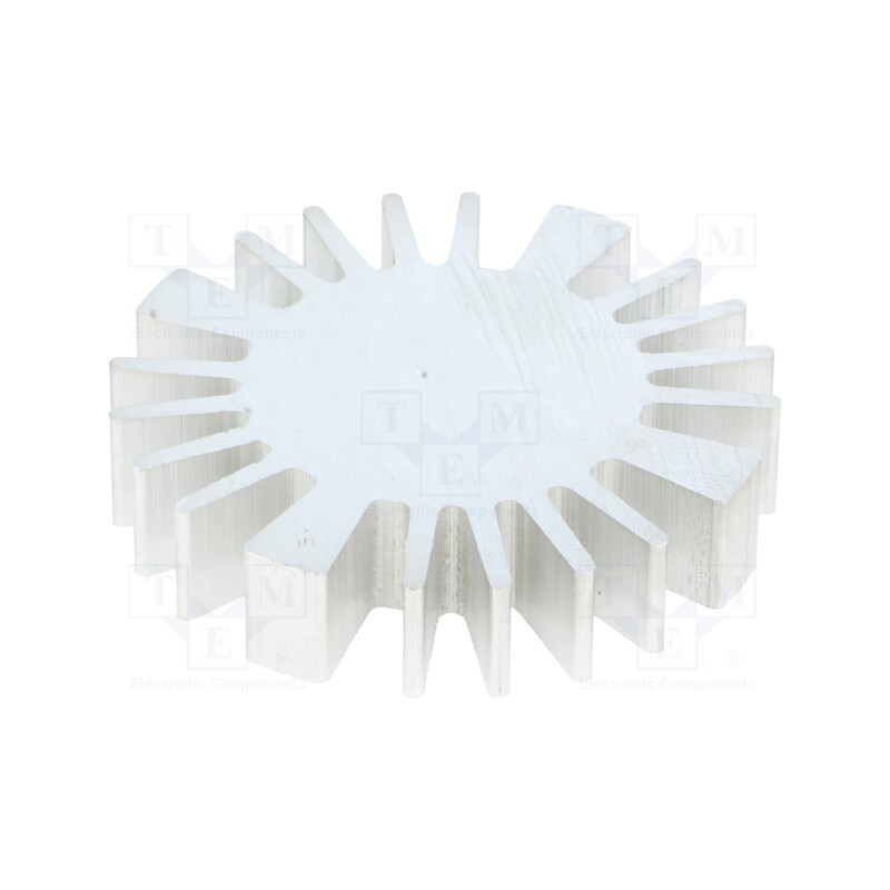 10 pcs : SK57710AL - Heatsink, LED, Ø: 50mm, H: 10mm, 2.3K/W