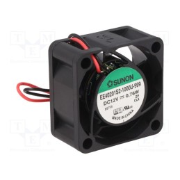 10 pcs : EE40201S2-1000U-999 - Fan: DC, axial, 12VDC, 40x40x20mm, 13.01m3/h, 21dBA, slide bearing