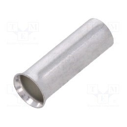 50 pcs : TUL-NI-06012 - Tip: bootlace ferrule, non-insulated, copper, 6mm2, 12mm, tinned