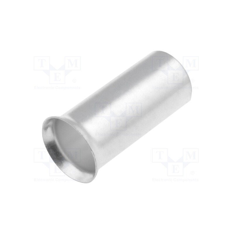 50 pcs : TUL-NI-25018 - Tip: bootlace ferrule, non-insulated, copper, 25mm2, 18mm, tinned