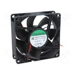 10 pcs : EF80252S1-1000U-A99 - Fan: DC, axial, 24VDC, 80x80x25mm, 69.63m3/h, 33dBA, slide bearing