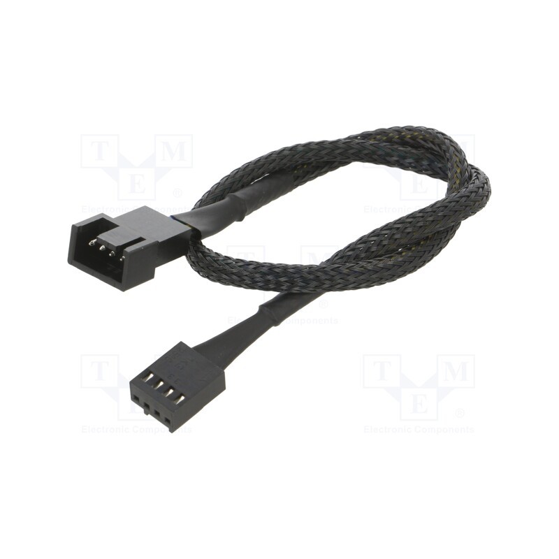 10 pcs : AK-CBFA01-30 - Wire: for fan supplying, Plug: straight, 0.3m, extender