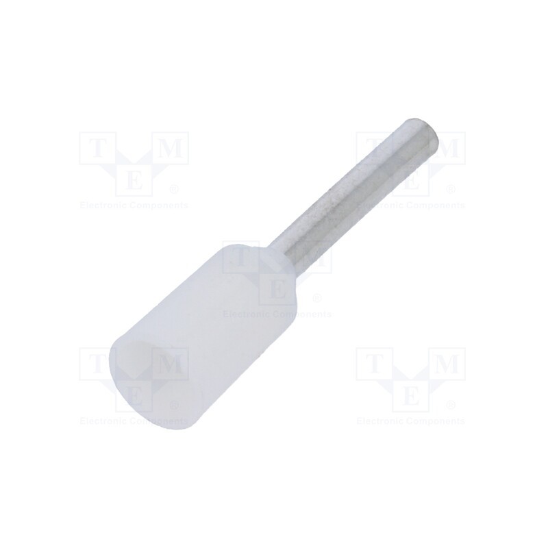 100 pcs : TUL-RI-00508 - Tip: bootlace ferrule, insulated, copper, 0.5mm2, 8mm, tinned