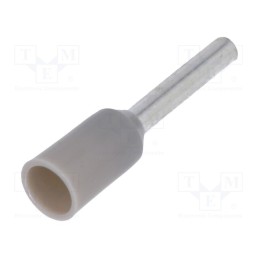 100 pcs : TUL-RI-00708 - Tip: bootlace ferrule, insulated, copper, 0.75mm2, 8mm, tinned