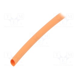 10 m : TRJBE4800240010050F1 -AS - Heat shrink sleeve, glueless, 2: 1, 4.8mm, orange, polyolefine