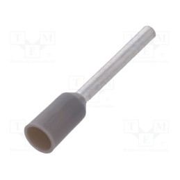 100 pcs : TUL-RI-00712 - Tip: bootlace ferrule, insulated, copper, 0.75mm2, 12mm, tinned
