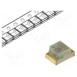 10 pcs : KP-2012ZGC - LED, SMD, 0805, green, 110÷300mcd, 2x1.25x1.1mm, 120°, 3.3÷4.1V
