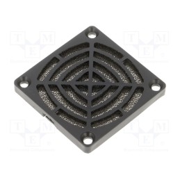 10 pcs : GRM60-30 - Filter, Ø60mm, plastic, 1set, black, Mounting: screw