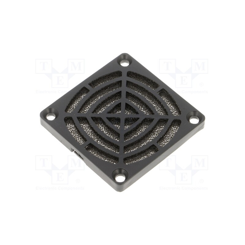 10 pcs : GRM60-30 - Filter, Ø60mm, plastic, 1set, black, Mounting: screw