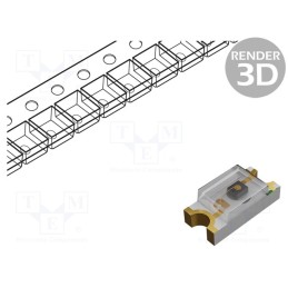 10 pcs : PT-A8-AC-1206-850 - Phototransistor, Dim: 3.2x1.5x1.1mm, λp max: 850nm, 30V, 70mW