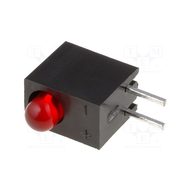 20 pcs : L-934CB/1ID - LED, in housing, red, 3mm, No.of diodes: 1, 20mA, Lens: red,diffused