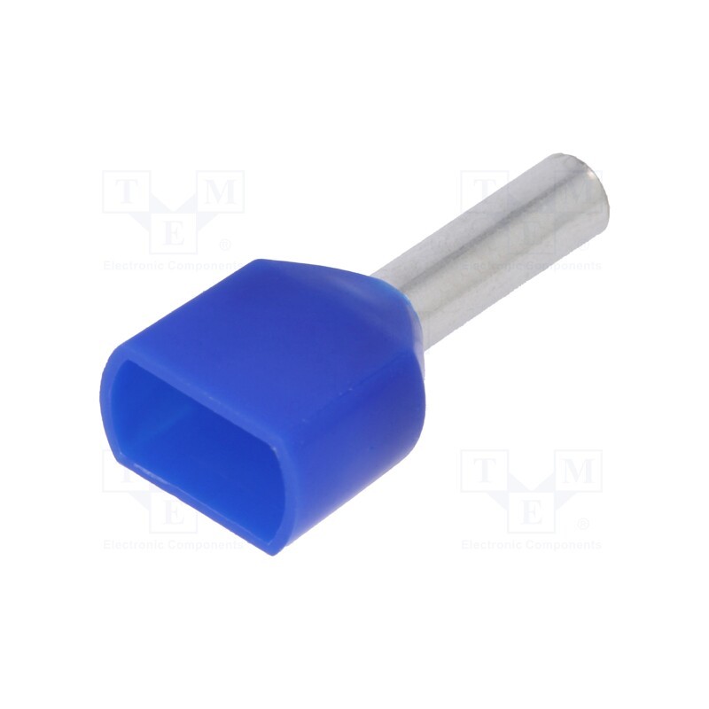 50 pcs : TUL-RI-TW-02510 - Tip: bootlace ferrule, insulated,double, copper, 2.5mm2, 10mm