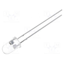 10 pcs : OSPG5X31A - LED, 5mm, green, blinking, 3000÷5800mcd, 30°, 4.5÷6V, 20mA