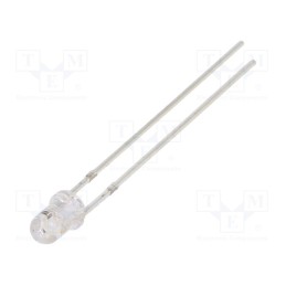 10 pcs : OSYBMS3131A - LED, 3mm, yellow/blue, bicolour, 30°, 3÷4.5V, 20mA, Front: convex