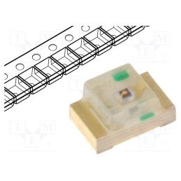 10 pcs : KP-2012MGC - LED, SMD, 0805, green, 18÷70mcd, 2x1.25x1.1mm, 120°, 2.1÷2.5V, 20mA