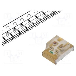 10 pcs : KPB-2012SURKCGKC - LED, SMD, 0805, red/green, 2x1.25x1.1mm, 150°, 1.95÷2.5/2.1÷2.5V