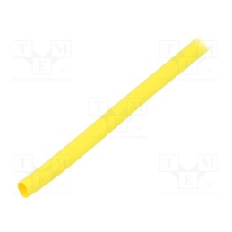 10 m : RNF-100-1/4-4 - Heat shrink sleeve, glueless,flexible, 2: 1, 6.4mm, L: 10m, yellow