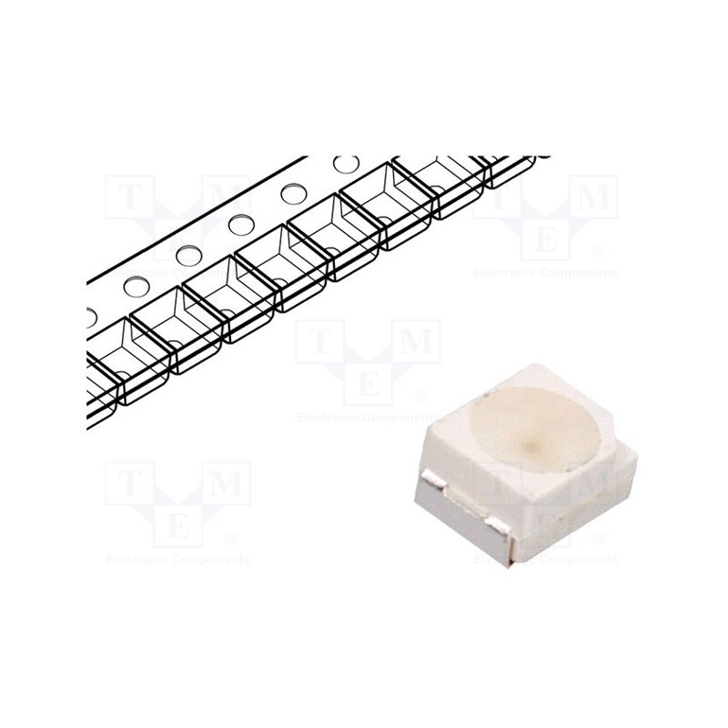 10 pcs : LTST-T680TBWT - LED, SMD, 3528, blue, 140÷450mcd, 3.5x2.8x1.9mm, 120°, 3.3÷3.8V